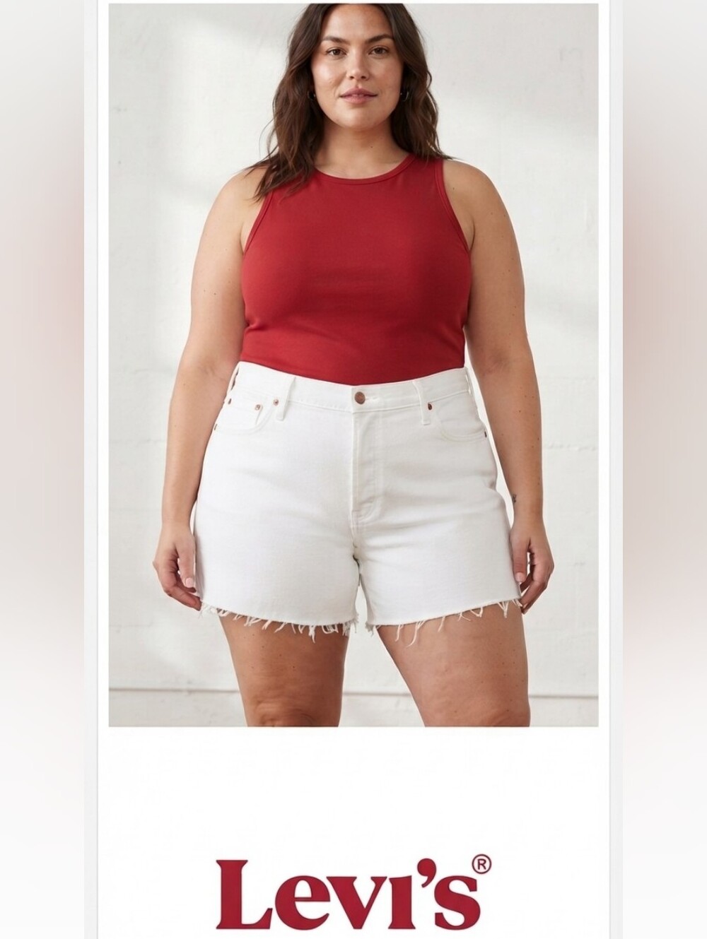 Levis Signature Cut Off Shorts Plus NWT